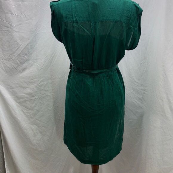 Maeve Anthropologie green faux wrap dress XS - Picture 5 of 10